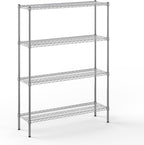 Regal Altair 14" Deep x 48" Wide x 64" Height Wire Shelving Kit | 4-Tier | NSF