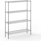 Regal Altair 14" Deep x 48" Wide x 64" Height Wire Shelving Kit | 4-Tier | NSF by Regal+Altair