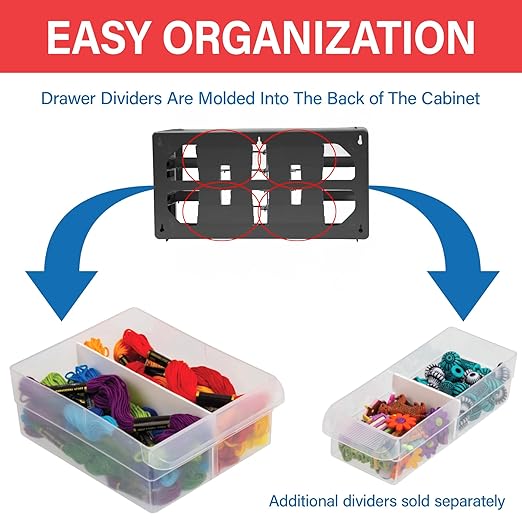 Akro-Mils 26-Drawer Plastic Drawer Storage Cabinet - Image 5