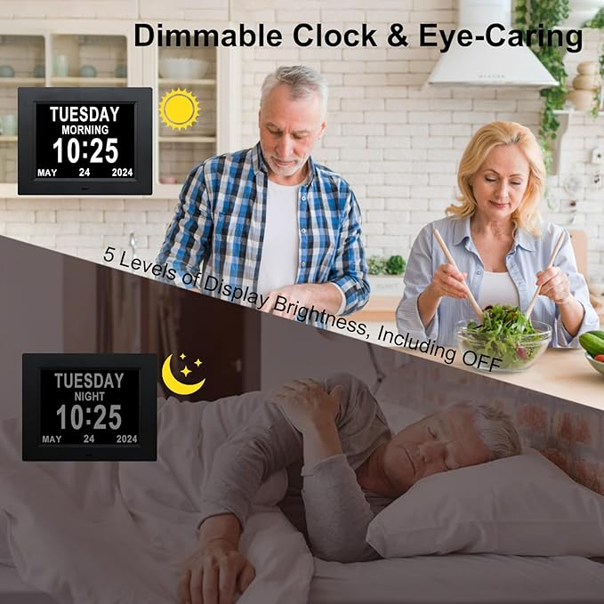 TMC 【New 2026】 Dementia Clock Large Digital Clock - Image 4