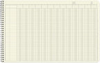 BookFactory Accounting Ledger Notebook/Large 13 Column Accounting Ledger - Image 3