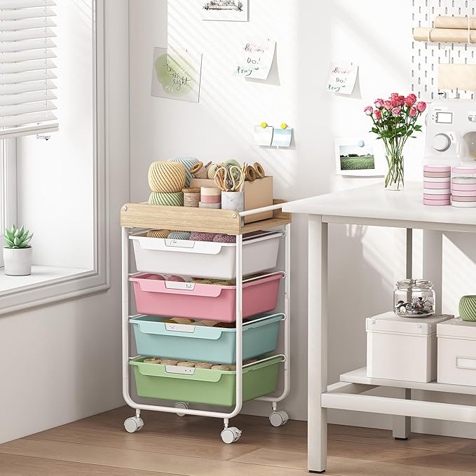 Rolling Storage Utility Cart - Image 2
