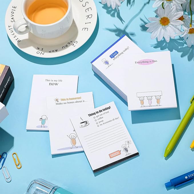 Funny Notepads with Sayings Sticky Funny Office Supplies to Do List Sarcastic - Image 4