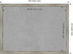 Amanti Art Silver Framed Magnetic Board 22x30 Medium Vision Board - Image 4