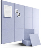 Fluxynara Large Felt Bulletin Board 48" x 36" Cork Board Alternative-12 Pack by FLUXYNARA