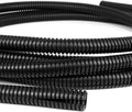 Split Wire Loom Tubing, 25ft Cord Protectors from Pets No Chew, Flexible Wire by ConveniencetoYourLife