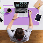 Boutilon Leather Desk Pad Protector, Non-Slip Mouse Pad, Laptop Desk Pad - Image 6