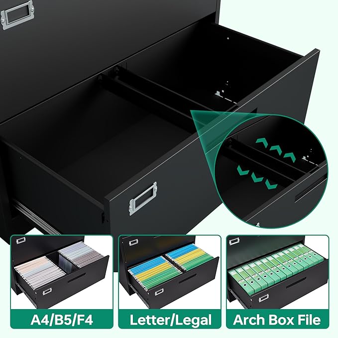 Letaya 5 Drawer File Cabinet - Image 6