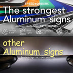 Custom Outdoor Metal Sign, Personalized Aluminum Safety and Business Signs - Image 5