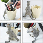 Banllis Cute Pencil Holder Funny Dinosaur Desk Accessories, Pen Organizer - Image 3