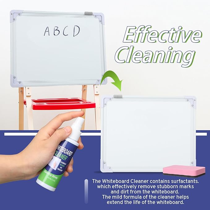 Heigble 8 Pack Whiteboard Cleaner 3.4 fl oz Whiteboard Cleaning Spray Dry Erase - Image 4