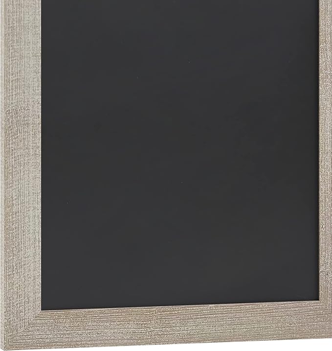 HBCY Creations 18" X 24" Weathered Lightwash Solid Wood Frame Wall Chalkboard - Image 4
