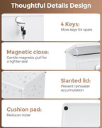 LAND·VOI Locking Wall-Mount Mailbox - Image 3