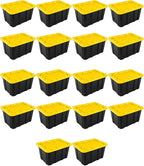 Sterilite 18-Pack Industrial Tote, Plastic Storage Container Bins - Image 8