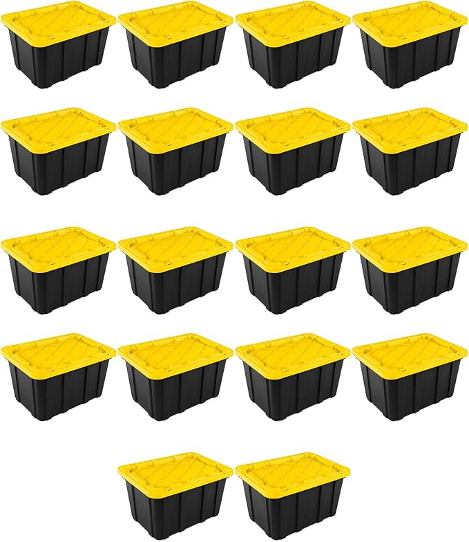 Sterilite 18-Pack Industrial Tote, Plastic Storage Container Bins - Image 8