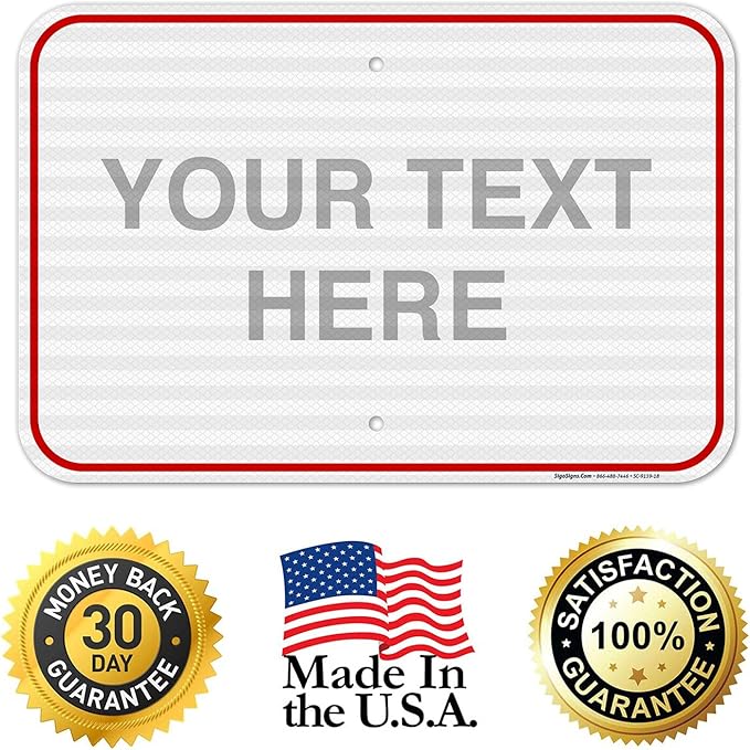 Custom Sign, Personalized Metal Signs, Customize - Image 8