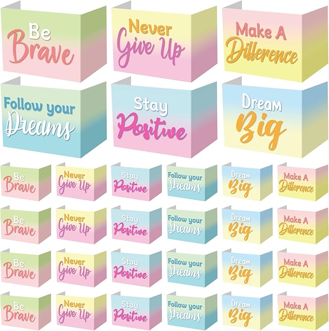 Honoson 24 Pcs Bulk Inspirational Privacy Folders by Honoson