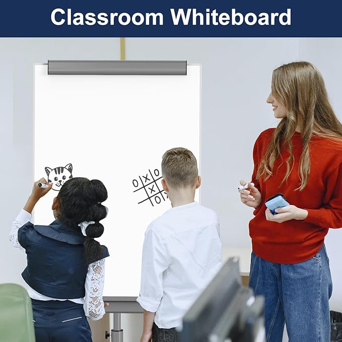 TSJ OFFICE Rolling Whiteboard Standing - Image 9