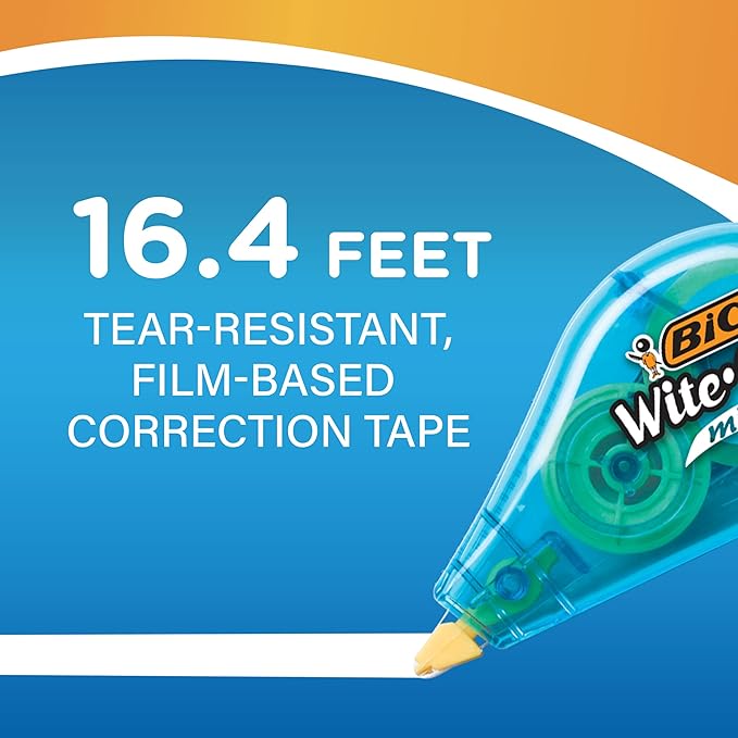 BIC Wite-Out Brand Mini Correction Tape, Tape Applies Dry - Image 6