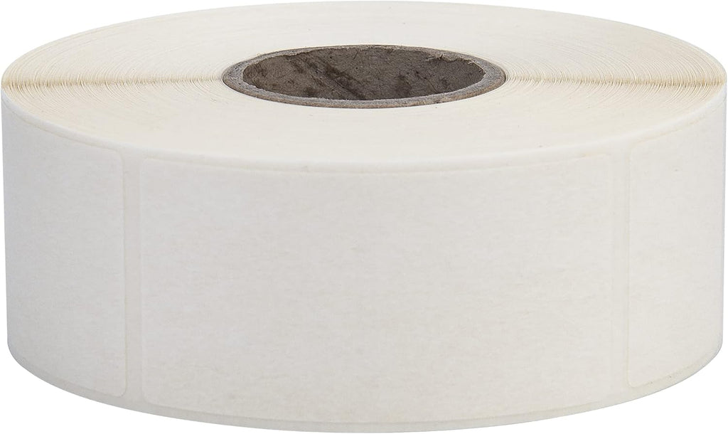 L LIKED Blank White 1 x 2 Inch Dissolvable Labels Food Rotation 9 Rolls | PFAS free, writable on glass/wood/metal/plastic. -40~150°F safe. For boxes inventory, prep info & storage