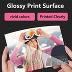 ZHADDLI Glossy Photo Paper 8.5 x11, Inkjet Photo Printer Paper, instant - Image 4