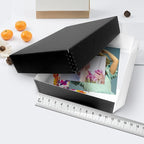 Lineco, 11x14 Black Museum Archival Storage Box, Drop Front Design, - Image 3