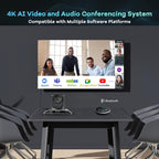 TONGVEO 4K PTZ Conference Room Camera System AI Auto-Tracking 20x Zoom 4K PTZ - Image 9