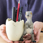 Banllis Cute Pencil Holder Funny Dinosaur Desk Accessories, Pen Organizer - Image 4