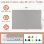 AMUSIGHT Double-Sided Large Cork Board - Image 2