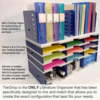 Ultimate Office TierDrop Jumbo 12-Compartment High-Wall Sorter - Image 5