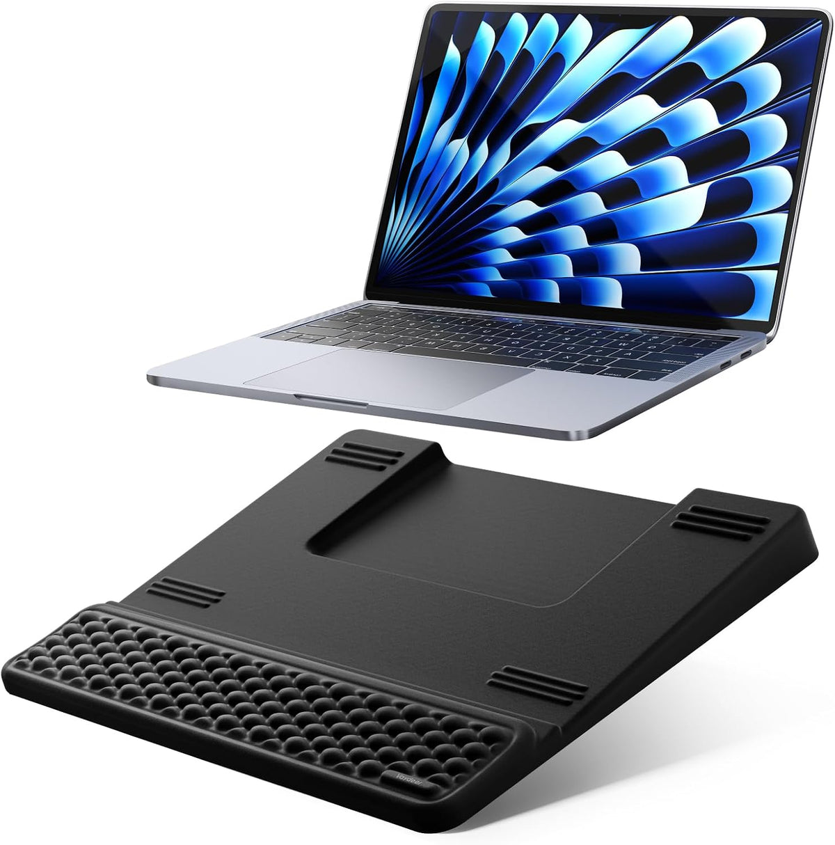 Vaydeer Wrist Rest with Laptop Stand, Memory Foam Laptop Wrist Support