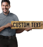 Custom Sign, Custom Street Sign, 11 Font Colors, 13 Font Styles, 4 Hole Options - Image 2