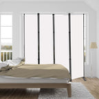 MAYOLIAH 4 Panel Room Divider Screen 6Ft Tall Foldable Privacy Dividers Indoor - Image 2