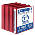 Samsill 1.5 Inch 3 Ring Binders, Made in USA, Economy Round Ring, 325 Sheet by Samsill