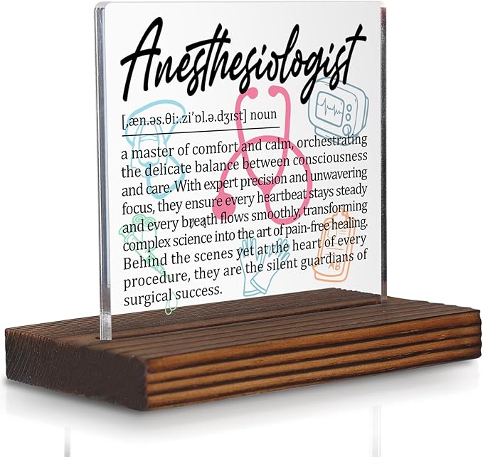 Anesthesiologist Gifts, Thank You Appreciation Gifts by Pariveca