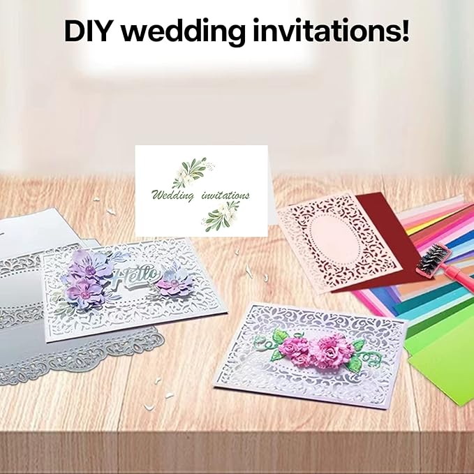 100 Sheets White Shimmer Cardstock 8.5 x 11 Certificate Paper, Goefun 80lb - Image 7