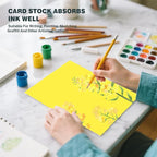 Cardstock 8.5 X 11, 40 Sheets Lemon Yellow Card Stock, 75lb/ 200gsm Vibrant - Image 6