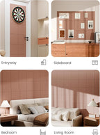 Bumusty Large Cork Board Alternative-47 x35 Felt Bulletin Board, - Image 5