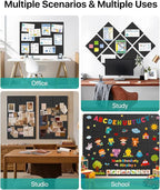 Large Cork Boards for Walls, Cork Boards for Office Decor, Felt Board - Image 7