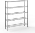 Regal Altair 14" Deep x 54" Wide x 64" Height Wire Shelving Kit | 5-Tier | NSF by Regal+Altair