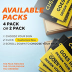Custom Metal Business Signs, Personalized Aluminum Outdoor Signs, Waterproof - Image 4