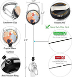 ID Badge Holder with Breakaway Lanyard, Retractable Badge Reel Heavy Duty - Image 6
