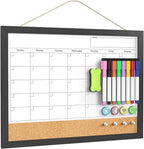 Dry Erase Calendar for Wall, 17x13 Inches Calendar Whiteboard for Wall by Tankee