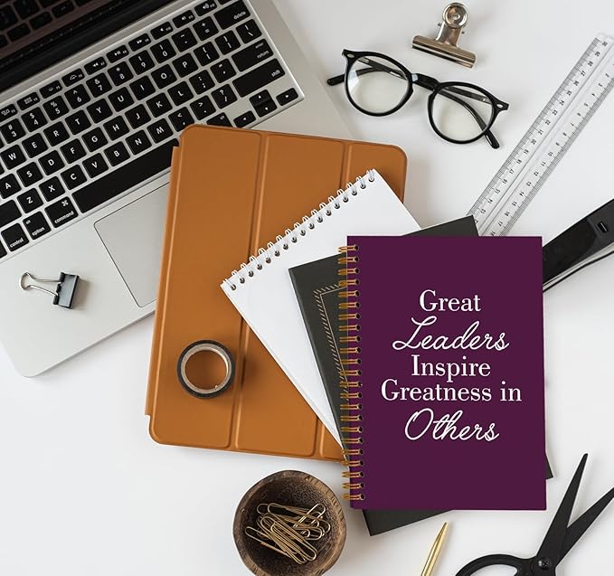 OXW Purple Meeting Notebooks for Work, Leadership Gifts Office Work Notebook - Image 5