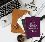 OXW Purple Meeting Notebooks for Work, Leadership Gifts Office Work Notebook - Image 5