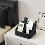 MEIBOOCH Remote Control Holder, PU Leather Small Desk Organizer - Image 7