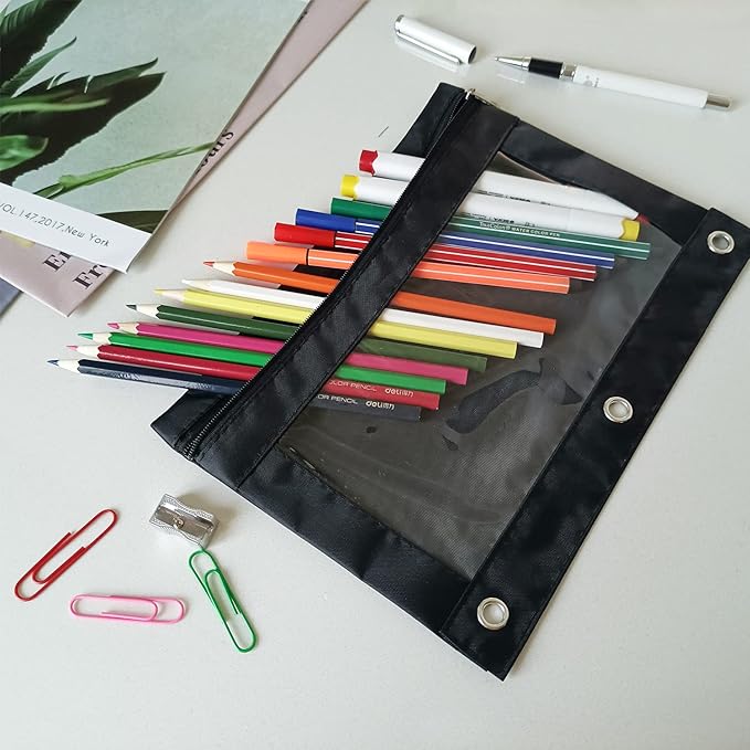 YoeeJob Pencil Pouch for 3 Ring Binder, Binder Pouches - Image 2