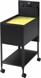 Lorell Standard Lock Mobile File Black 28.35" x 16.54" x 6.50" - Image 3