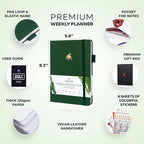 Clever Fox Planner Premium Edition – Undated Luxurious Weekly & Monthly Planner - Image 2