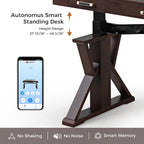 EUREKA ERGONOMIC Ark SWS Standing Desk, 63 inch Executive Desk w Drawers - Image 6